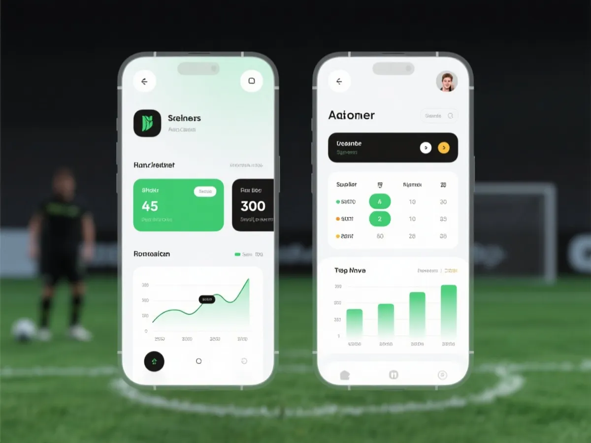 移动端应用界面示意