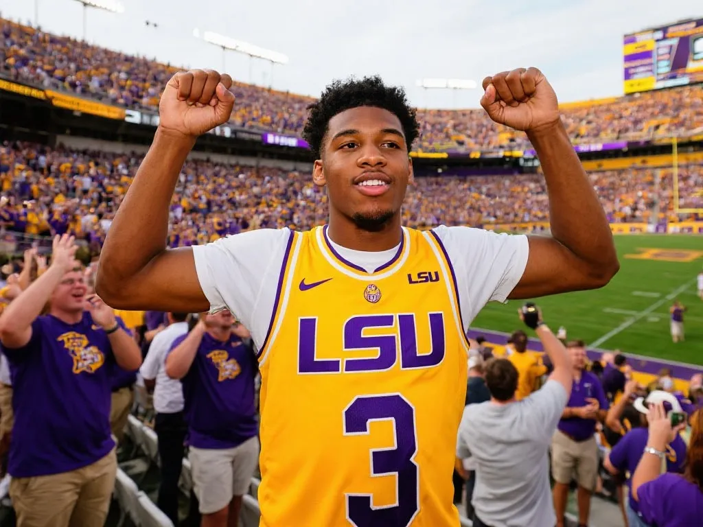 特伦顿·亨德森加盟LSU，球场激情四射